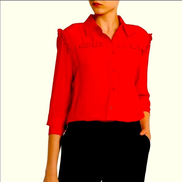 Brand New Maje silk blouse. - Picture 1 of 8